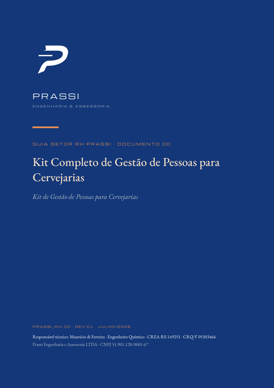 Primeira página de RH para Cervejarias